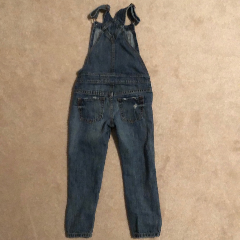 Distressed Jean Overalls - Picture 2 of 4